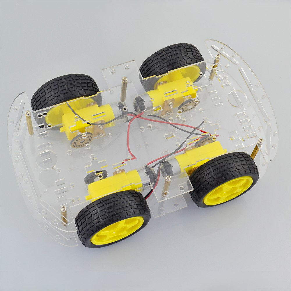 Free shipping! Keyestudio 4WD Smart Robot Car Chassis Kits for Arduino  Robot Car,Robot Parts