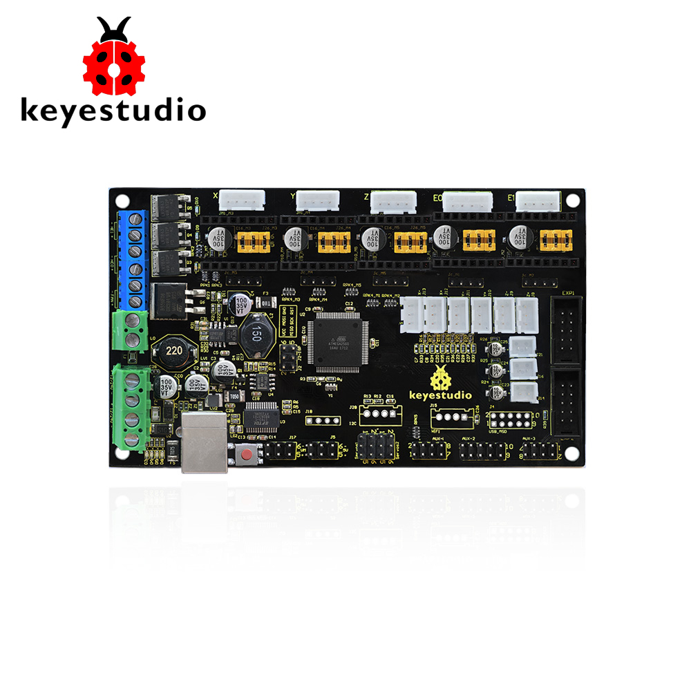 få øje på Allieret skadedyr Keyestudio 3D MKS Gen V1.4 Printer Motherboard Control Board for arduino 3D  printer