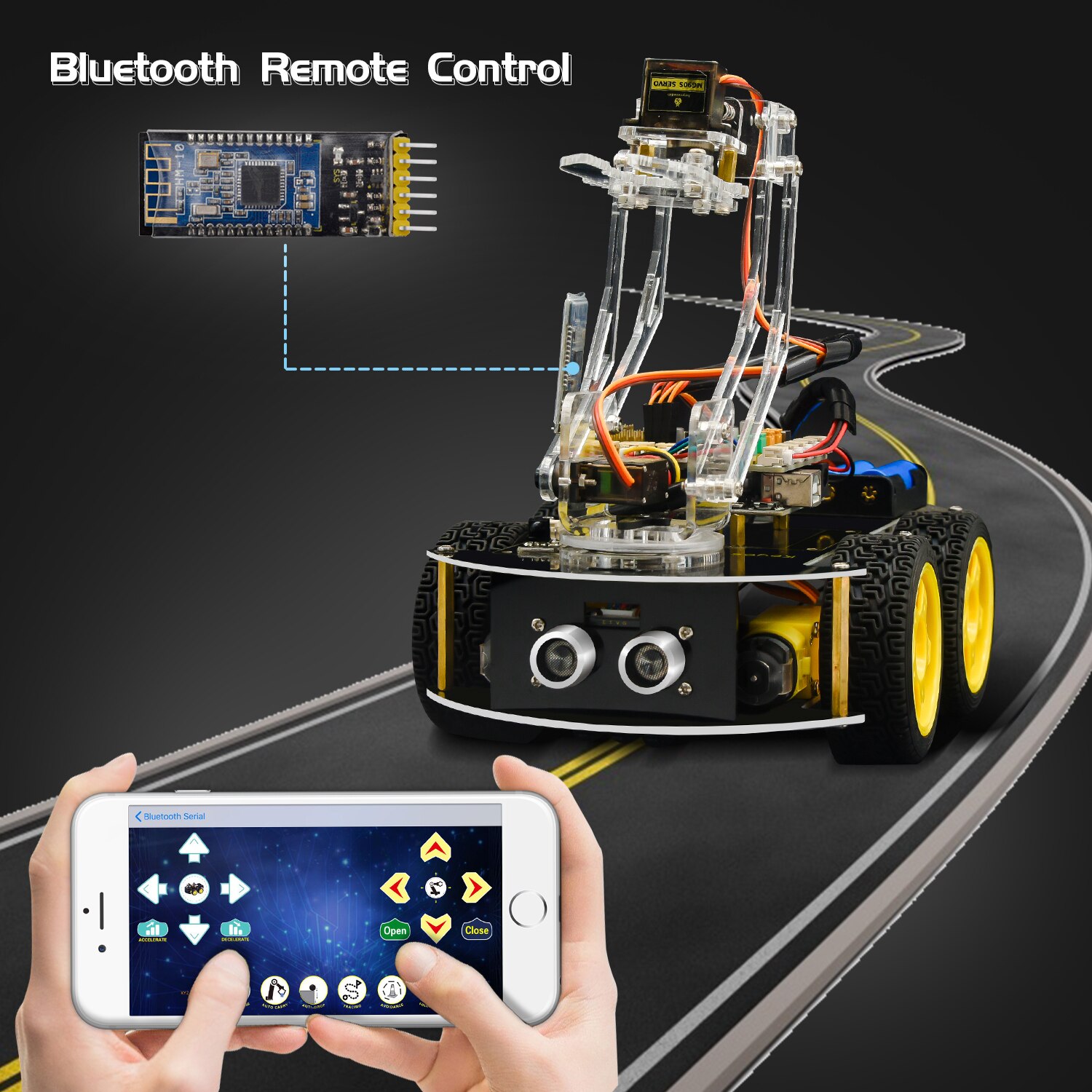 keyestudio smart car robot 4wd