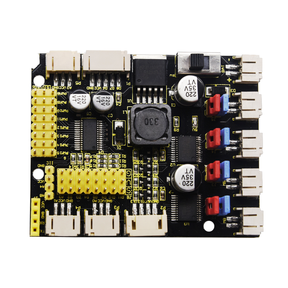 Keyestudio 4WD TB6612 Motor Driver Shield (Black and Eco