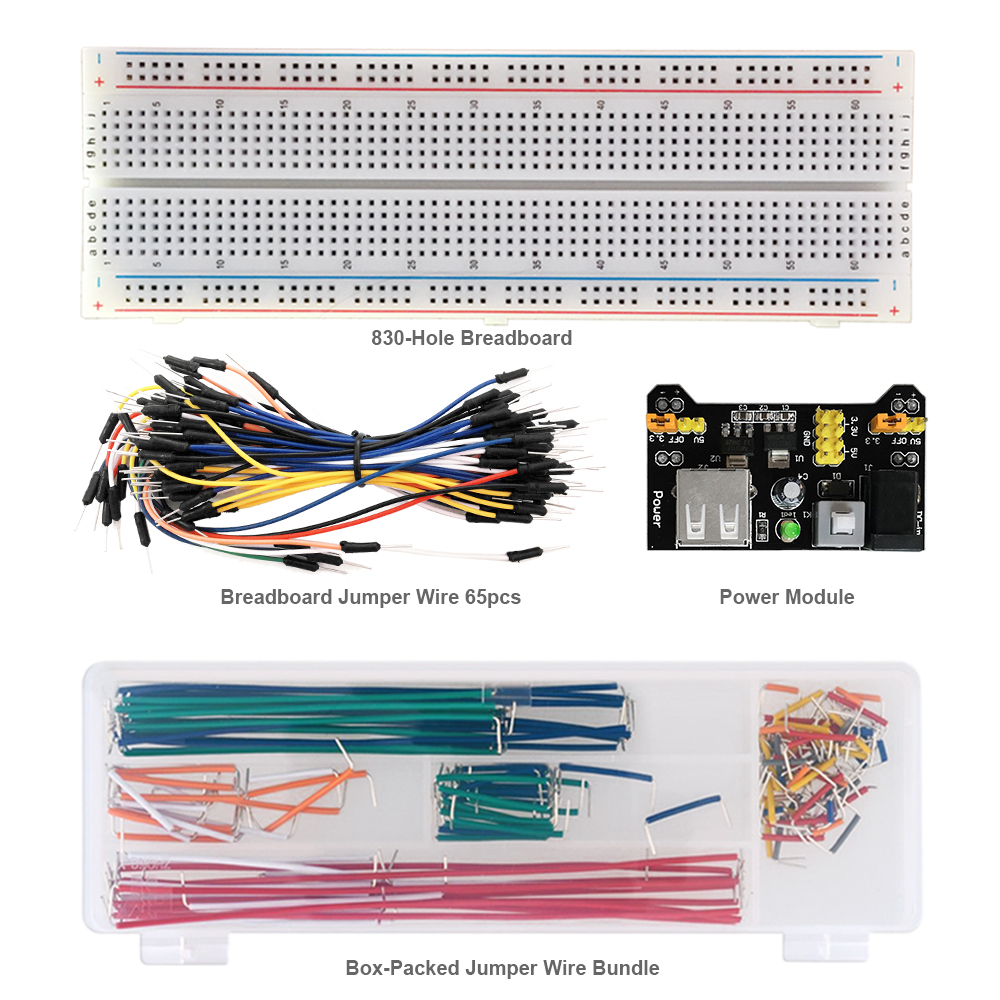 Breadboard wires 65 pieces - various sizes - BBW65