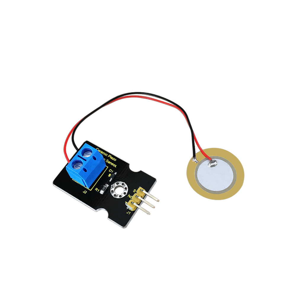 hunt Relationship Recur Keyestudio Analog Piezoelectric Ceramic Vibration Sensor for Arduino