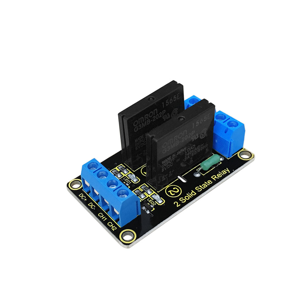 KEYESTUDIO Elektronik 12V Relais Platine Taster Schalter Modul für Arduino