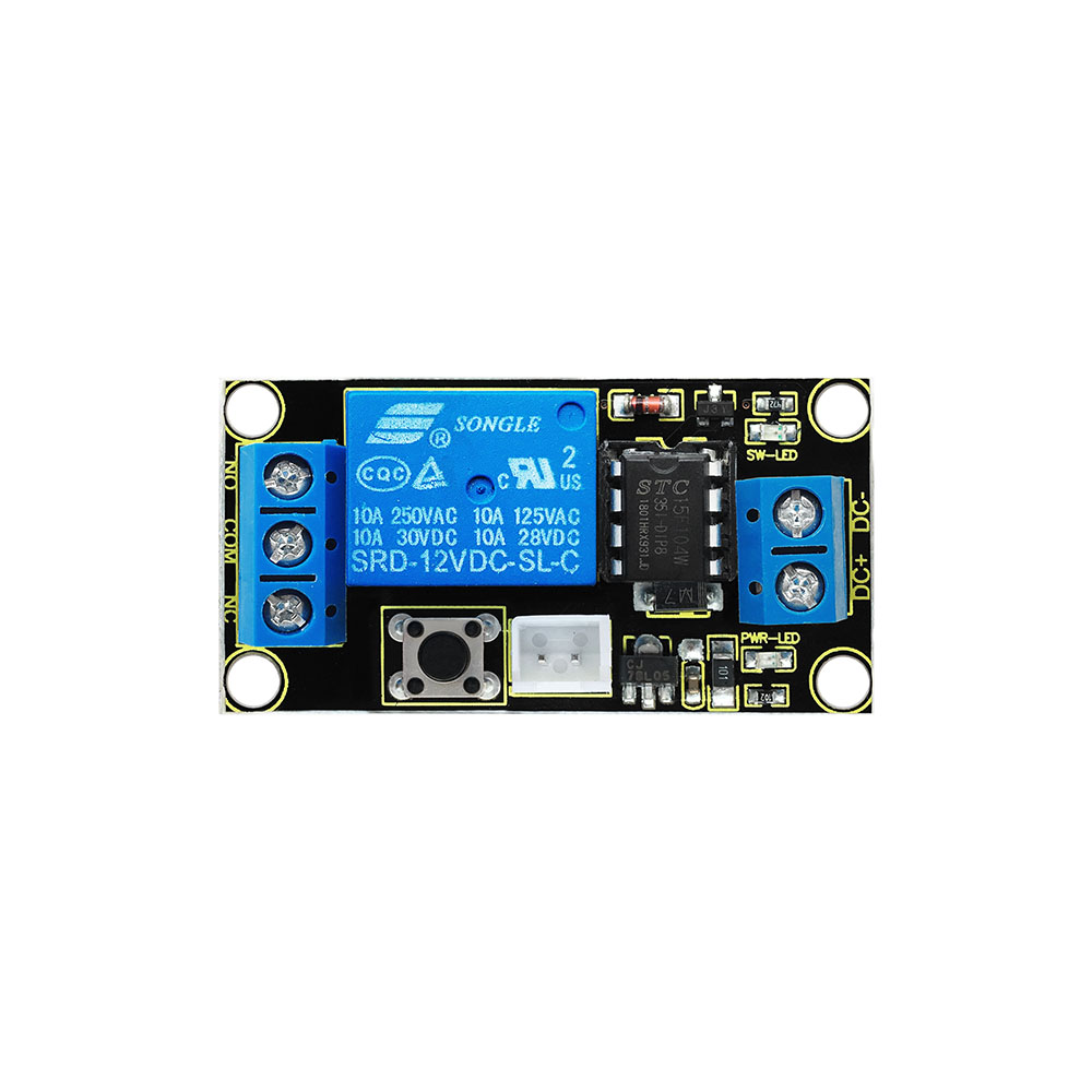 KEYESTUDIO Elektronik 12V Relais Platine Taster Schalter Modul für Arduino