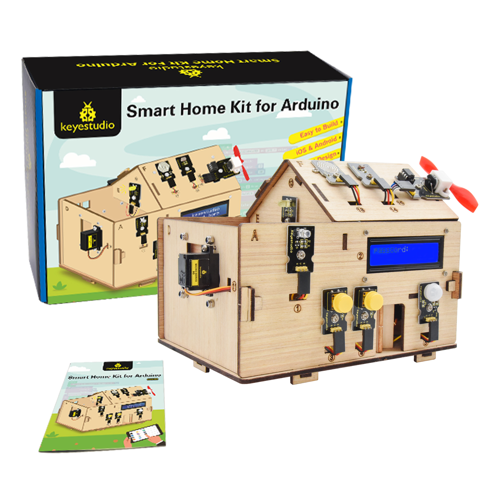 Kidsbits Multi-purpose Coding Robot for Arduino DIY Toy STEM Education for  Children Boy Gift DIY Project