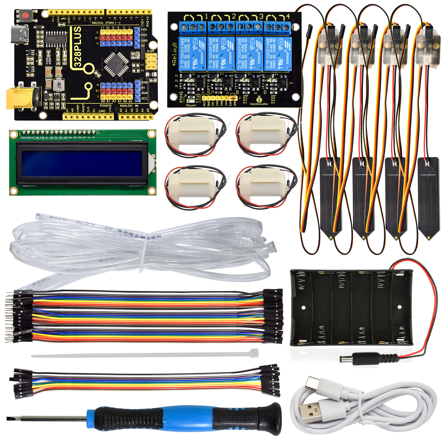Keyestudio DIY Electronic Watering Kit Sensors Module Kit Smart ...