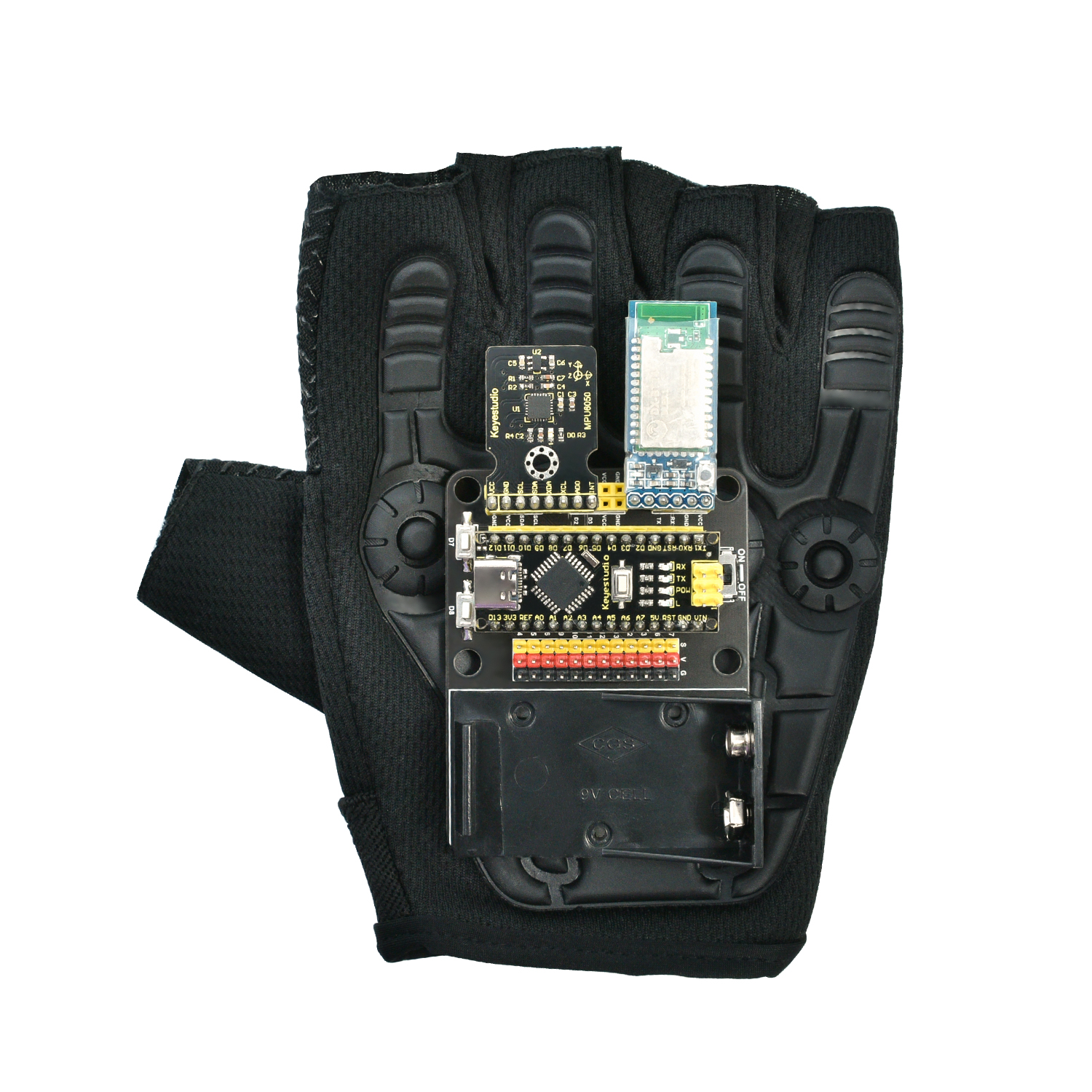 Keyestudio Motion Sensing Glove Gesture Control Smart Car for Arduino