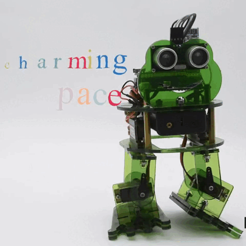 Keyestudio DIY 4-DOF Robot Kit Frog Robot for Arduino Nano Graphical  Programming/Support IOS &Android APP Control