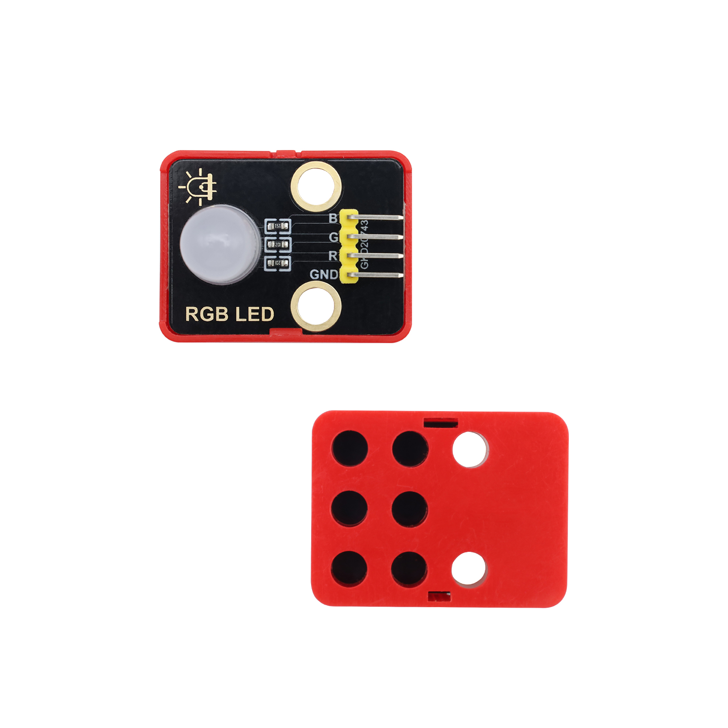 Trumpet Arduino Code Blocks Keyestudio STEM Electronic Building Blocks Common Cathode RGB Module ...